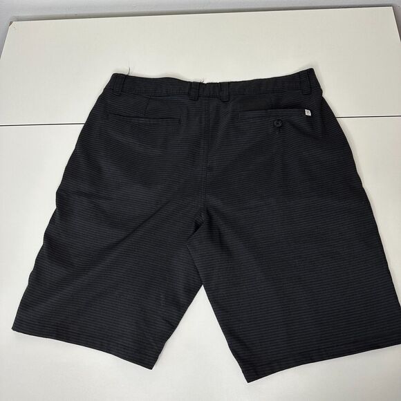 Hang 10 Black-Gray Daybreak Hybrid 21" Everyday Short Back Pocket Stretch 34 - Picture 6 of 14
